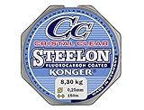 Konger Angelschnur Cristal Clear Fluorocarbon Coated 0,12-0,50mm/150m Monofile...