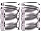 Sicherheitsnadeln, 50 Stück, 45 mm, stark und robust, vernickelte...