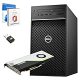 Precision 3640 Workstation PC Grafik Tower | Core i9-10900 bis zu 5,20 GHz 10...