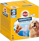 Pedigree DentaStix Daily Oral Care Zahnpflegesnack für große Hunde (+25kg), 56...