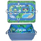 HECKBO 4-in-1 Auto Organizer und Spielteppich - Kinder...