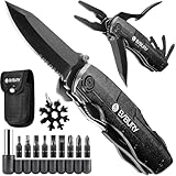 Geschenk für Männer, BIBURY Multitool Taschenmesser & Schneeflocken Werkzeug,...