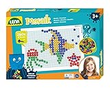 Lena 35626 - Mosaik Steckspiel Set, Steckmosaik mit 260 transparente Stecker,...