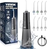 Munddusche Kabellos Elektrischer Zahnreiniger, Vimmk Zahndusche Water Flosser 5...