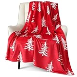 Ohok Weihnachten Kuscheldecke, gemütlicher Flauschig Decke, Warm Wohndecke...