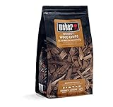 Weber Räucherchips (700g Packung) - Whiskey, aus Whiskeyfässern hergestellt,...