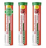 German Multivitamin + Mineralien Brausetabletten 60 Stk. Granatapfelgeschmack...