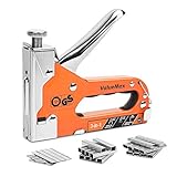 ValueMax 3-in-1 Handtacker Set mit 3000 Klammern -TÜV GS geprüft- Profi Tacker...
