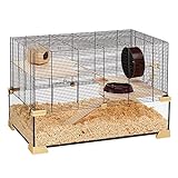 Ferplast Käfig für Hamster oder Mäuse KARAT 80 Kleine Nagetiere, Zwei Ebenen...