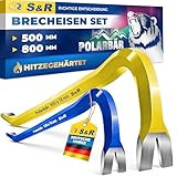 S&R Professional Brecheisen Set 2-tlg 500 x 16 mm, 800 x 18 mm, idealer...