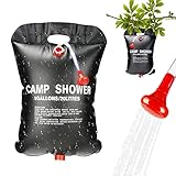 Gohytal Solar-Duschtasche, 20 l, Camping, Solar-Duschtasche, Heizung, Camping,...
