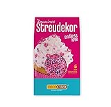 DECOCINO Streudekor Endless Love 40g - Tolle Streusel in den Farben rosa, pink...
