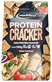 IronMaxx Protein Cracker - Pizza 100g | Knuspriger und zuckerarmer Snack mit 21%...