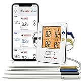 ThermoPro Bluetooth 5.0 Digital Bratenthermometer Grillthermometer Funk...
