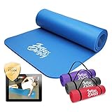 Jung & Durstig Original Yogamatte mit Tragegurt | Gymnastikmatte inklusive...