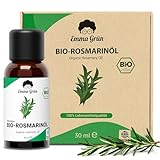 EMMA GRÜN® BIO Rosmarinöl Haare hochdosiert [100% Naturrein] - Rosemary Oil...