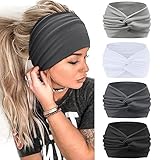 Kavya Haarband Stirnband Damen Extra Breit Haarbänder 4 Pcs 7'' Headband...