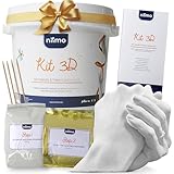 Niimo® 3D Handabdruck Set für Paare - Personalisierte Geschenke für Frauen &...