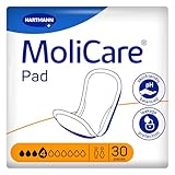 MoliCare Pad 4 Tropfen Extra lange Erwachsenen Inkontinenzeinlage für Frauen...