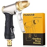 FANHAO Garten Hochdruck Gartenbrause 100% Metall/Garten Spritze Ganzmetall...