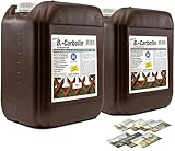 KOVA® 2x 10L B-Carbolin Holzlasur + 1x Bildmagnet! Öl Holzfarbe für optimalen...