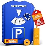 PURAHELP® 5-in-1 Parkscheibe inkl. Einkaufswagenchip, Reifenprofilmesser und...