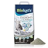 Biokat's Diamond Care MultiCat Fresh Katzenstreu mit Duft - Feine Klumpstreu aus...