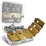lohag® 30er Set Premium Mähroboter Messer - Ersatzklingen aus Edelstahl mit...