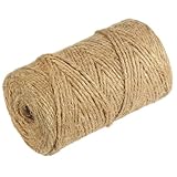 Vivifying Jute Schnur, 3MM Braun Juteschnur für Garten Bilder Pflanzen Basteln