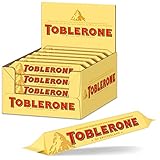 Toblerone Schokolade Riegel - Feine Schweizer Milchschokolade mit Honig- und...