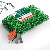 CargoVA® Anhängernetz 2x3M [DEKRA Geprüft] - Hängernetz mit Gummiseil und...