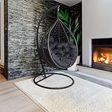 2mGoods Luxuriöser Hängesessel mit Gestell inkl. allergikerfreundlichem Kissen...