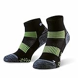 Eono Essentials Sport-Laufsocken für Herren und Damen, Schwarz, Größe 43-46,...