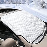 FREESOO Schneeschutz Auto Frontscheibe, Frostschutz Auto Frontscheibe Abdeckung-...