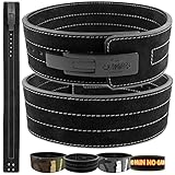 C.P. Sports Powerlifting Gürtel Leder mit Powerschnalle - Profi Gürtel,...