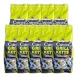 27kg Cocos Premium Grillbriketts aus Kokosschalen „Made IN Germany“ Kohle...