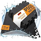 NEOLYMP 18 Stück Pool Unterlage Outdoor zuschneidbar - Pool Unterlegmatte...