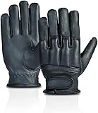 Desert Hawk Tactical Taktische Einsatzhandschuhe mit Quarzsand Echtleder...
