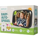 Onco 360° Baby Autospiegel - 2025 Vergleichssieger, 100% bruchsicher &...