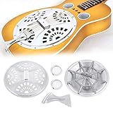 Souong Zubehör-Set für Resonator-Gitarre, mit Soundhole Steg, Spinnen,...