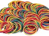 Gummiband Haushaltsgummi 300 Stücke Gummibänder Farbe Gummiringe Gummi 38 *...