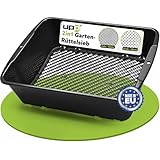 UPP Gartensieb 2-in-1 | Rundsieb mit Einstellbarer Machengröße | Sieb,...