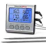 ThermoPro TP17 Digitales Grill-Thermometer Bratenthermometer Fleischthermometer...