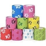 SEADESKY 9 Rollen Selbsthaftende Bandage Hund Vet Wrap Pet Selbstklebender...