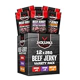 Jack Link's Beef Jerky Mischkarton - 12er Pack (12 x 25g) - Hochwertiger...