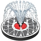 SZMP Solar Springbrunnen, 2025 Upgrade 3.5W Glas Solarpanel Solar Teichpumpe...