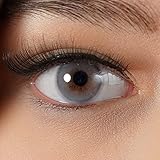 Kontaktlinsen farbig grau | graue Jahreslinsen ohne Stärke von Charmiga | 2...