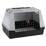 Ferplast Hundebox Auto Atlas CAR 100, Ablagefach, Doppelte Schiebeöffnung mit...