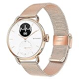 TRUMiRR Kompatibel mit Withings ScanWatch 38mm Armband, 18mm Mesh Gewebtes...