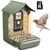 Cozion Vogelhaus mit Kamera Vogelfutterhaus: 1080P HD Aufnahmen von Vögeln,...